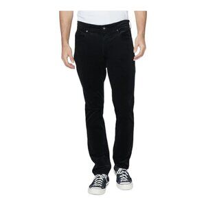 Paige Men's Lennox Corduroy Slim Fit Stretch Pants Black US 33